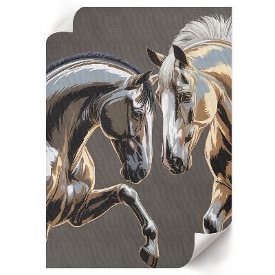 Poster Two horses
