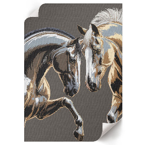 Poster featuring two horses