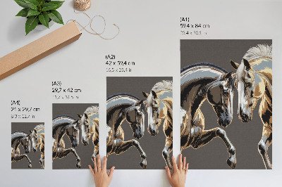 Poster Two horses