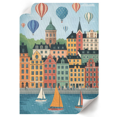 Wall art City scene