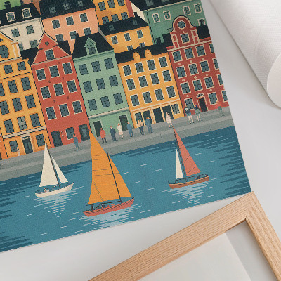 Wall art City scene