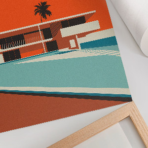 Wall print Modern architecture