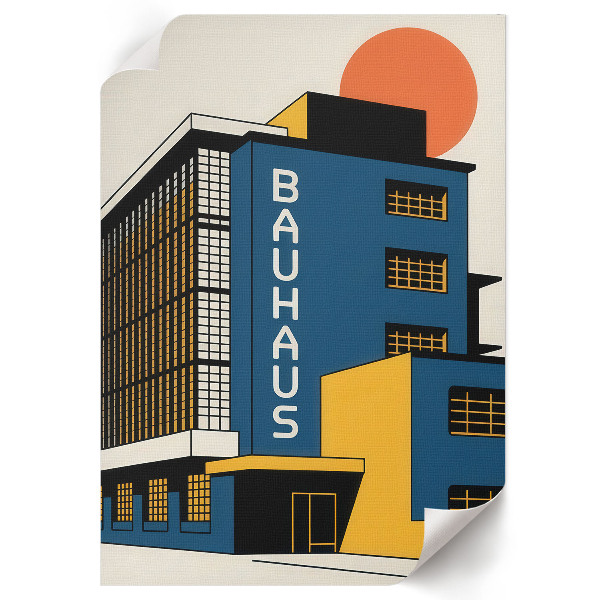Art print Bauhaus architecture