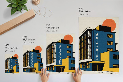 Art print Bauhaus architecture