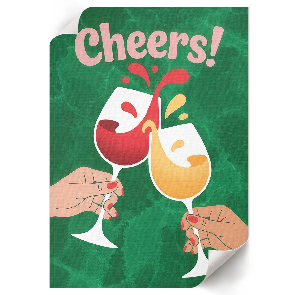 Poster A toast to life