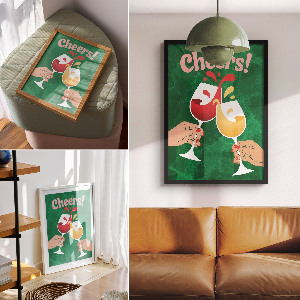 Poster A toast to life