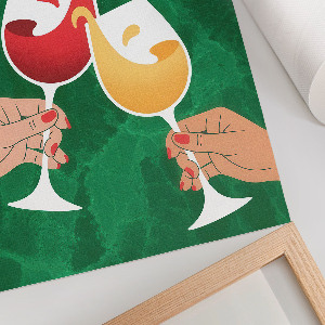 Poster A toast to life