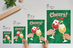 Poster A toast to life