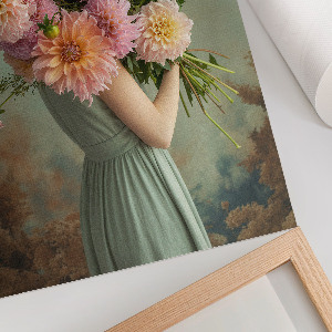 Wall print Floral arrangement