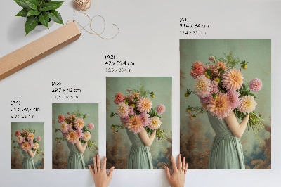 Wall print Floral arrangement