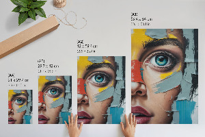 Wall print Eye abstraction