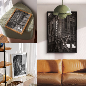 Art print Urban atmosphere