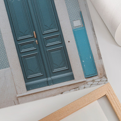 Poster Blue door