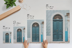 Poster Blue door