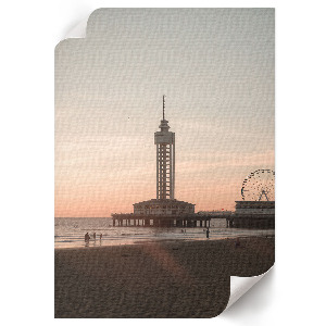 Seaside landscape wall art