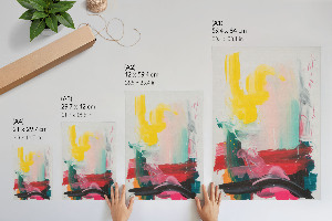 Wall print Colorful abstraction