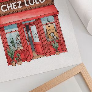 Poster A lovely cafe