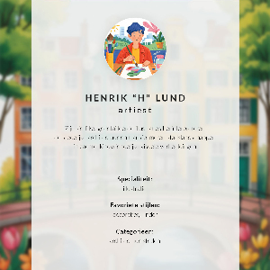 Wall art Colorful houses