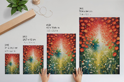 Art print Flower explosion