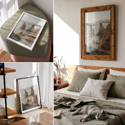Poster Sea cliffs