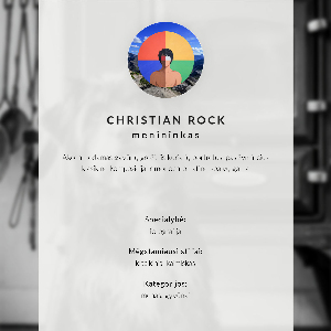 Wall print Retro dog