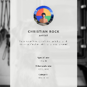 Wall print Retro dog