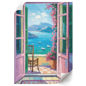 Art print Doors to the balcony
