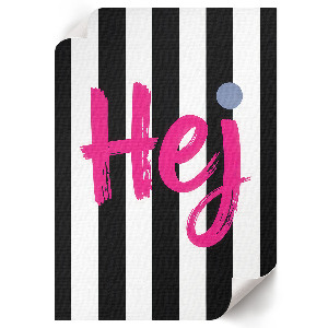 Decorative poster Pink Hey