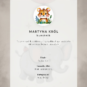 Poster Graphic tiger