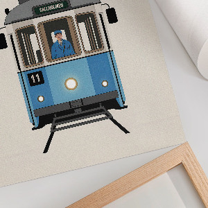 Wall print Nostalgic tram