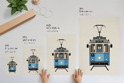 Wall print Nostalgic tram
