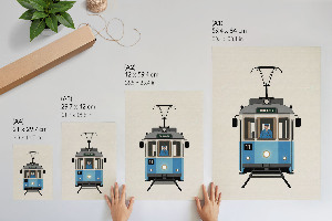 Wall print Nostalgic tram