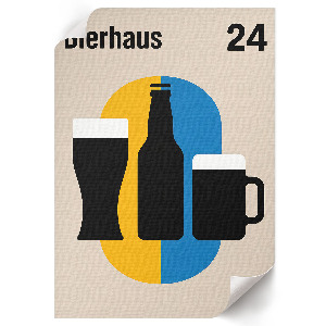 Art print Bierhaus poster