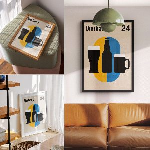 Art print Bierhaus poster