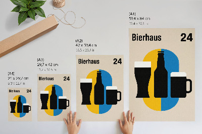 Art print Bierhaus poster