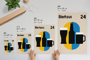 Art print Bierhaus poster