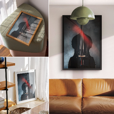Poster Black violin