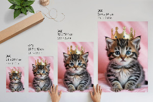 Wall art Cat in a Crown