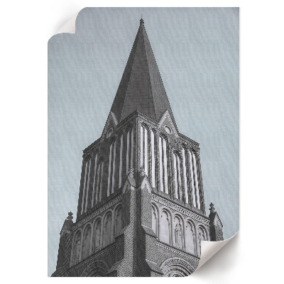Wall print Gothic tower