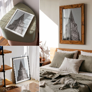 Wall print Gothic tower
