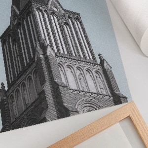 Wall print Gothic tower