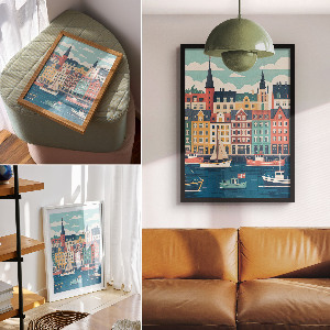 Wall art Scandinavia charm