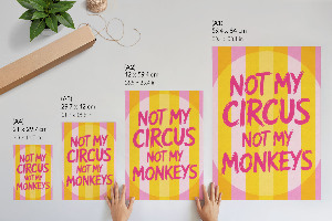 Poster Not my circus