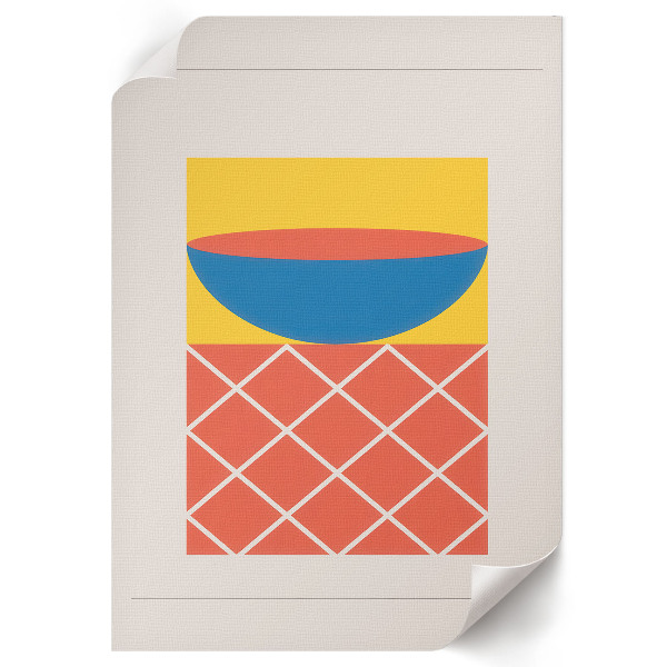 Decorative poster Geometric form