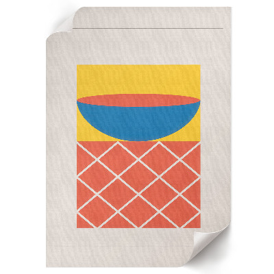 Decorative poster Geometric form