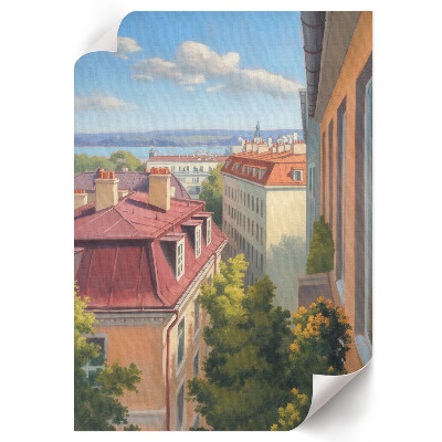 Wall art City view