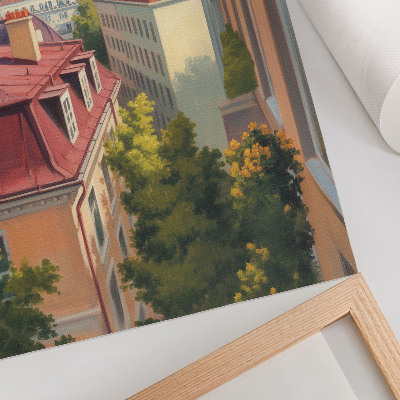 Wall art City view