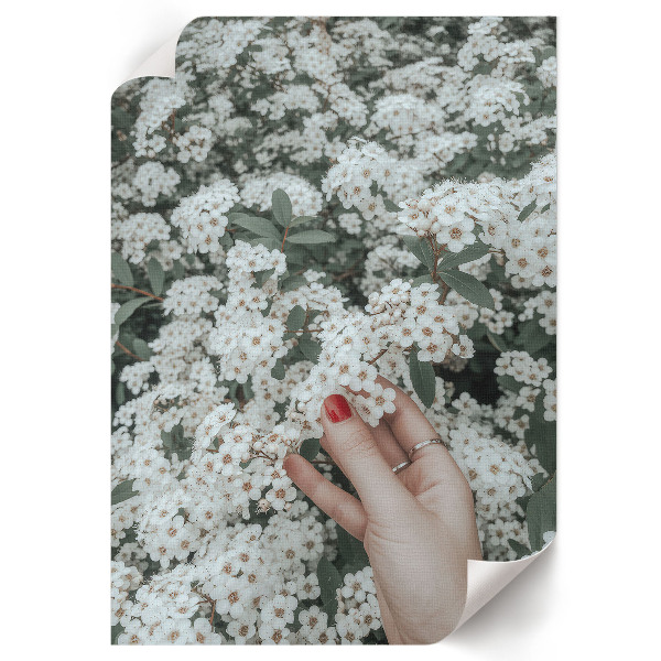 Wall print Flowers in hand