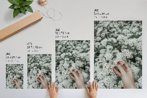 Wall print Flowers in hand