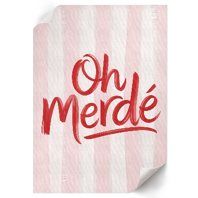 Poster Oh Merde